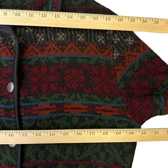 Vintage Woolrich Blanket Jacket Southwestern Navajo Wool Blend Womens S - Picture 9 of 12